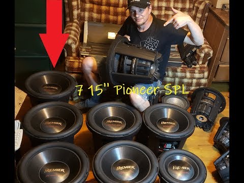 Pioneer&rsquo;s Biggest Subwoofer Ever Made !!! 7 15&rsquo;&rsquo; 92LBS TS-W8102SPL