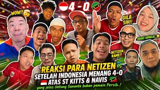 Indonesian Netizen Reactions Explode40 Win Over St Kitts U0026 Nevis Weird Comments About Sana