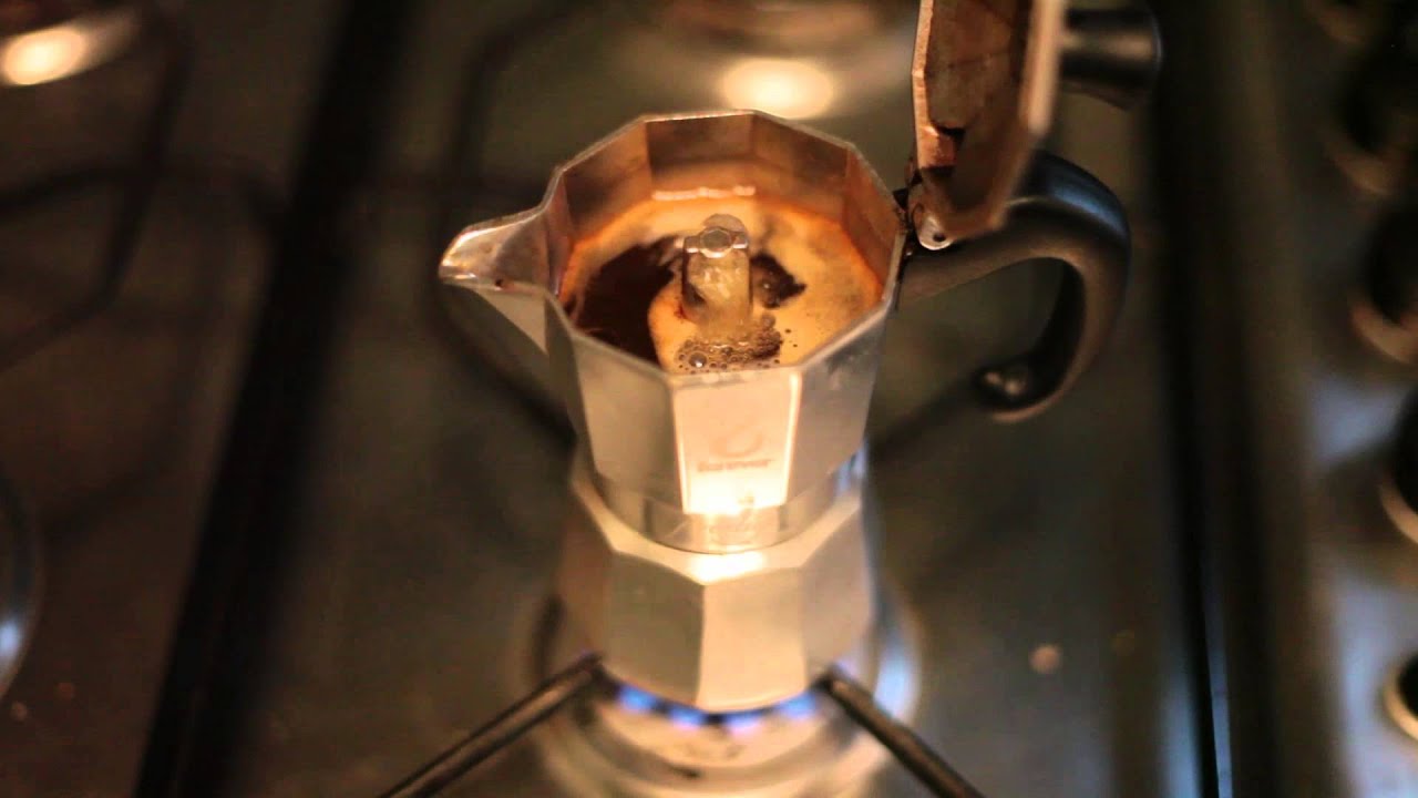 espresso coffe with cream 