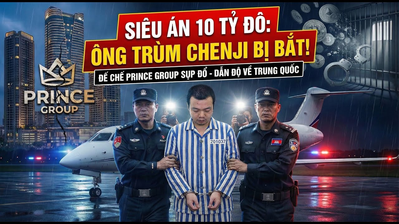 CHẤN ĐỘNG: Bắt Giữ "Trùm Cuối" Chenji Prince Group - Vụ Án Lừa Đảo 10 Tỷ USD Lớn Nhất Lịch Sử