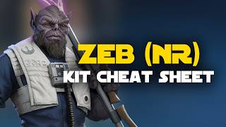 This will be annoying... Zeb New Republic Kit Reveal | SWGOH