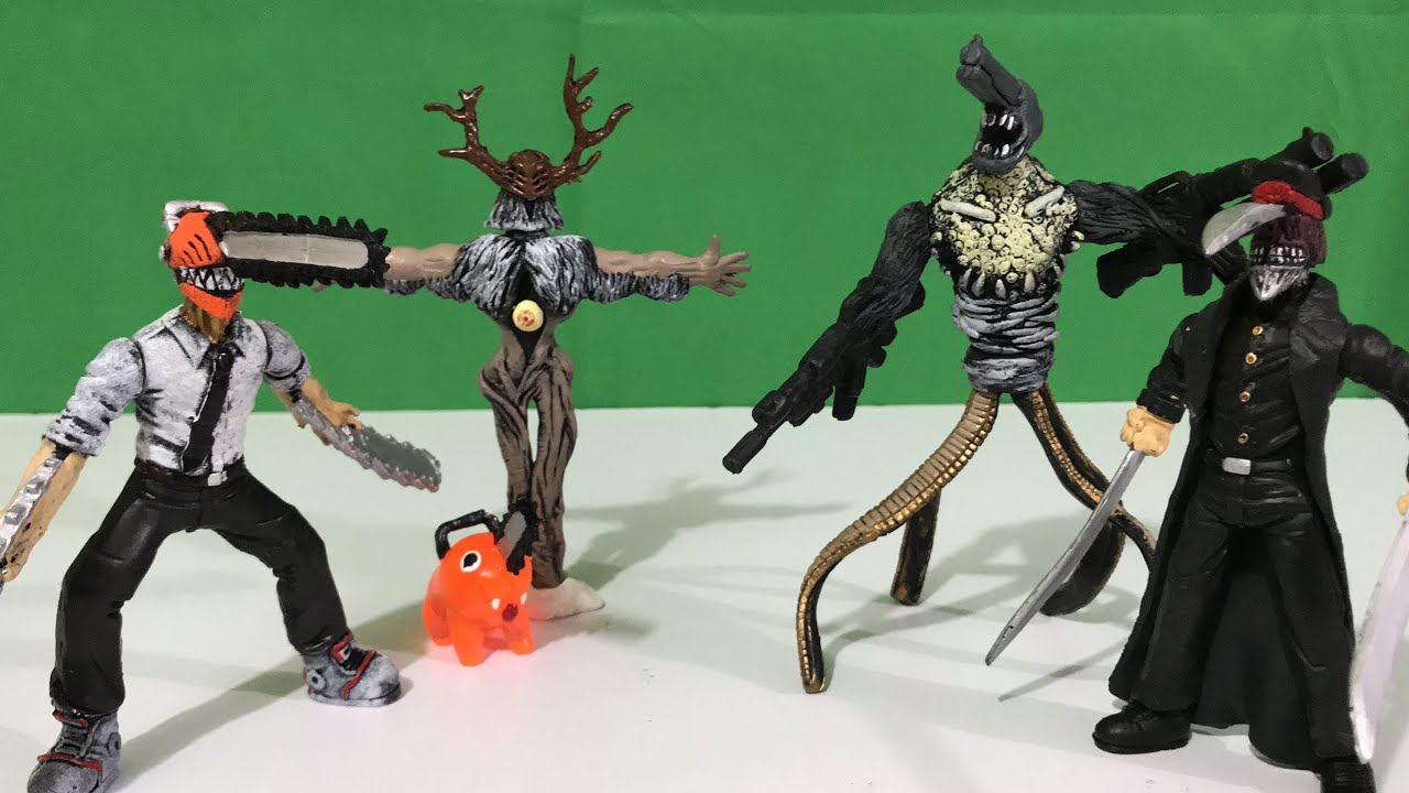 Maqueta no 1 chainsaman Denji y Kataman figuras Bootleg Mexicano