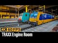 Train cab ride nl  traxx engine room  eindhoven  breda  rotterdam  traxx ic  december 2023