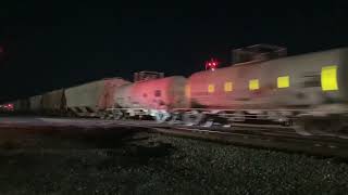CSX 4587 Leads Long CSX L640 NB Local Train Florence SC & New Scanner Test