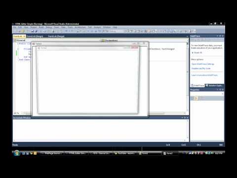How to Make a Simple HTML Editor in Visual Basic 2010