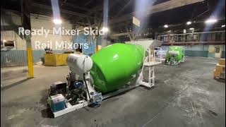Ready Mixer - Skid Rail Mounted Concrete Mixers