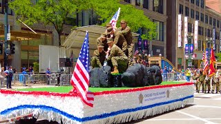 MEMORIAL DAY PARADE 2024 IN CHICAGO | FULL VIDEO | 4K 60FPS