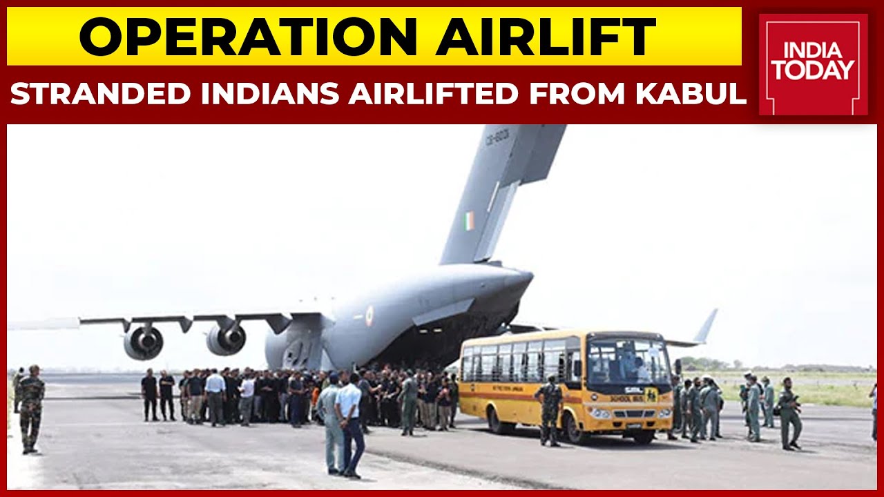 Operation Airlift Kabul: Over 120 Indians, Diplomats Evacuated From Kabul By IAF Planes |India Today