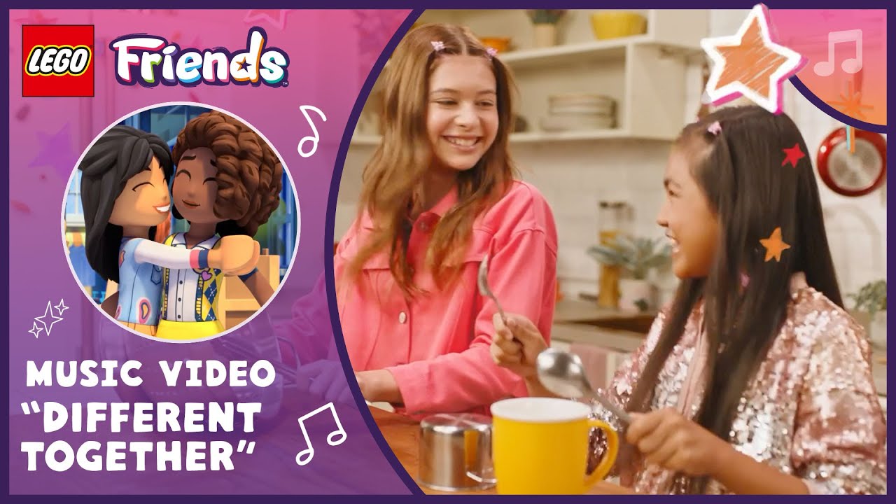 🎵 Different Together MUSIC VIDEO 💕 | Make Music with Friends 🎵 | LEGO Friends: The Next Chapter