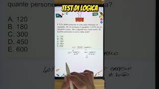 Test di logica: calcolo del totale dalla percentuale 🤓#batquiz #logica #matematica