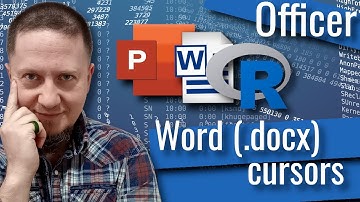 R Officer - Word(.docx) cursors