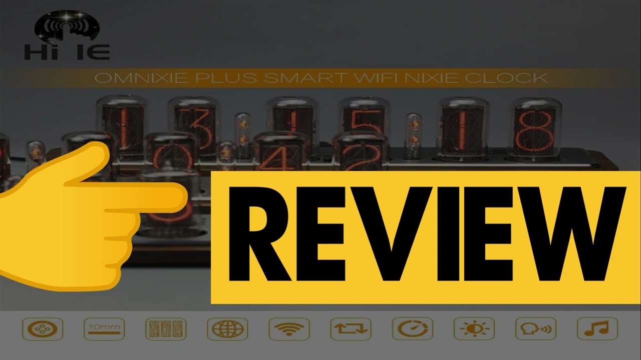 Omnixie Plus IN-18 Z566M ZM1040 ZM1042 Glow Digital Tube Clock LED from Aliexpress