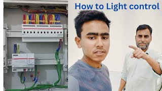 Lighting control systems wiring Lighting Control panel wiring work in Dubai