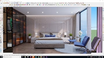 Thiết lập ánh sáng vray nội thất với HDRI - Tutorial Vray Next #3 - Free model