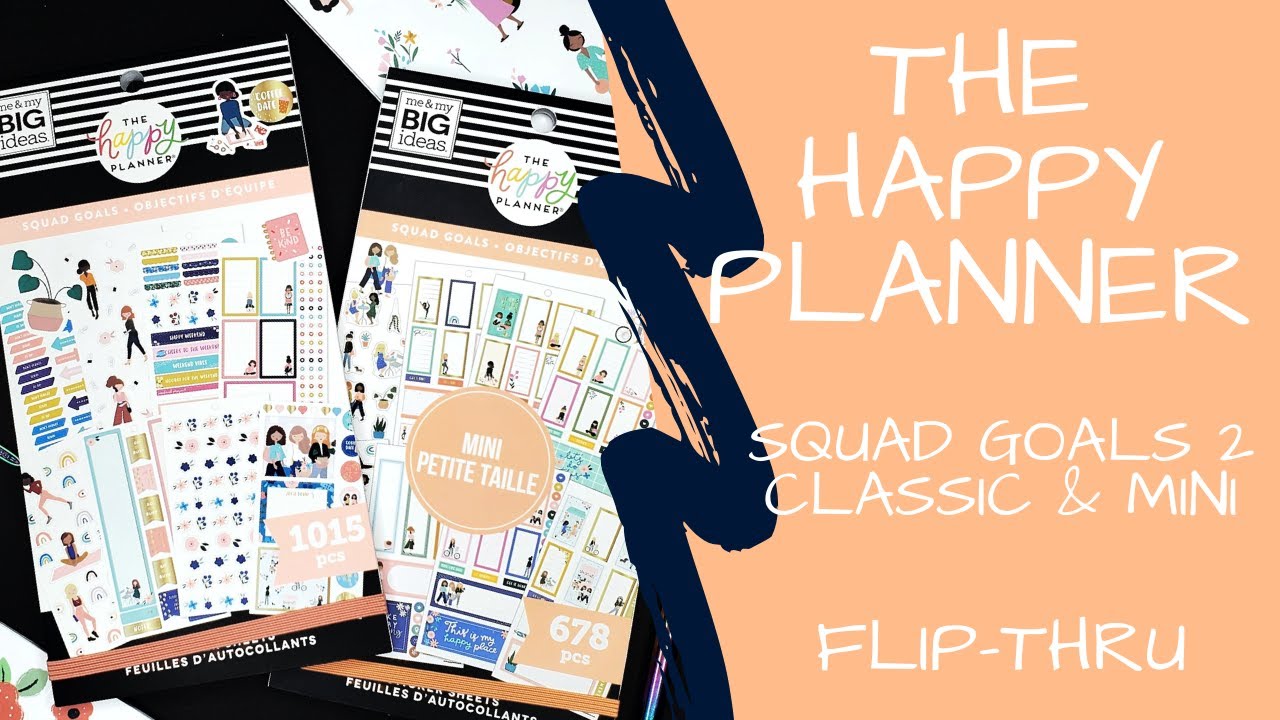 Squad Goals 2 C & M | Sticker Book Flip-Thru | Happy Planner 2020