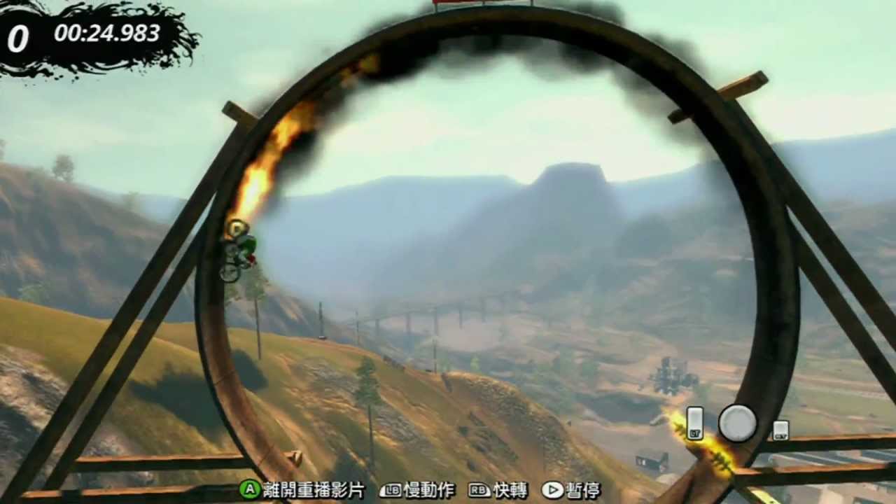 【XBOX 360】TRIALS EVOLUTION試玩版B賽事1雲霄飛車 YouTube
