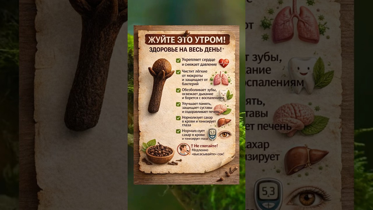 Вот как надо принимать ГВОЗДИКУ! 