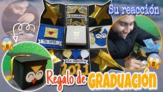 REGALO SORPRESA DE GRADUACIÓN PARA MI NOVIO 🎓🎁 DIY (súper económica)(explosive box)