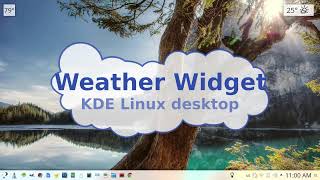 How to setup KDE Weather Widget in Linux Desktop screenshot 5