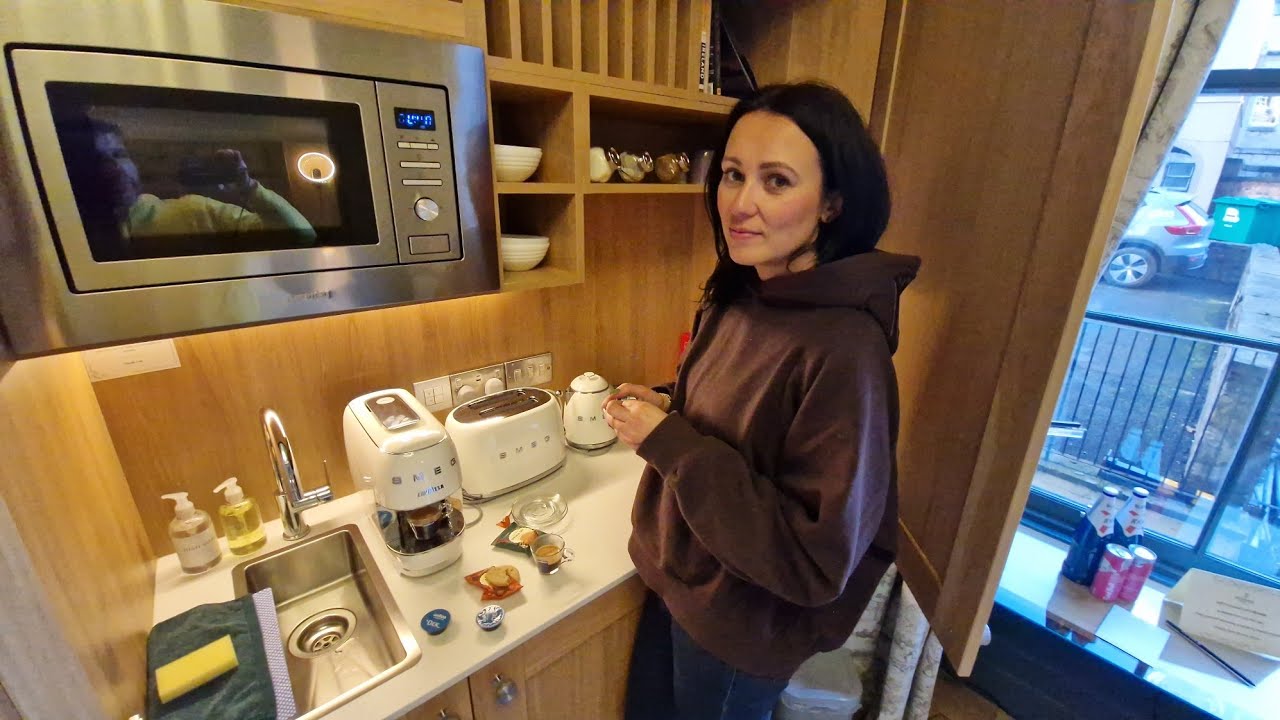 Za to warto było zapłacić - wchodzimy do naszego pokoju - Szkocja Edynburg 