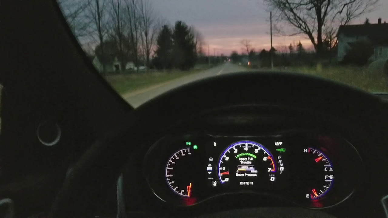 2017 Jeep Grand Cherokee SRT Launch 0-60 mph