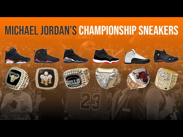 Michael Jordan's Six NBA Championship Sneakers To Be On Display for the  First Time Ever