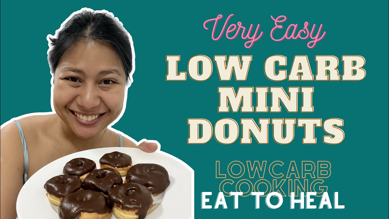 Donuts na Walang Impact sa Blood Sugar | #EatToHeal #LowCarbCooking