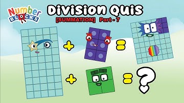 Numberblocks Learn Division [SUMMATION] PART-7 | NUMBERBLOCKS FANMADE | Math Division | ColorArt_id