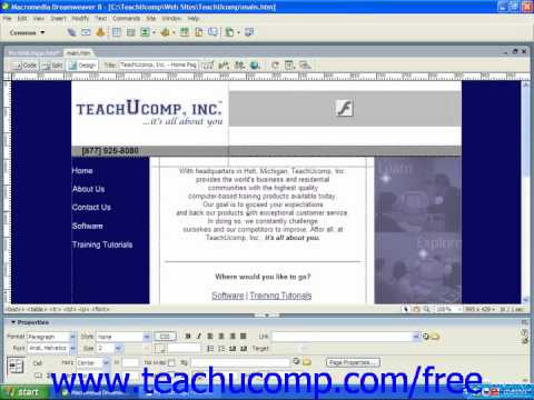 HTML Tutorial Advanced HTML Editors Training Lesson 1.9