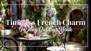 Elegant Outdoor Nooks with French Garden Flair 🌷🎀 | Small Backyard Transformations screenshot 5
