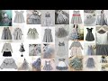 Baby girl and little girls grey colour frocks latest and new style f