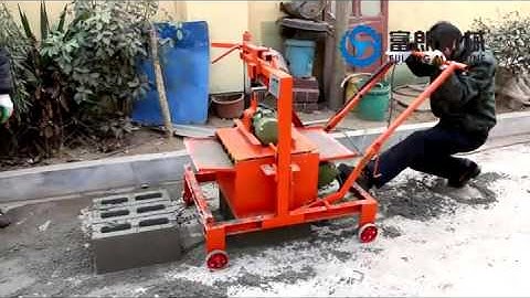 QTF40-3C mobile small concrete block making machine