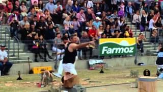 Wood Chopping & Sawing Compeion - Sydney Royal Easter Show 2014