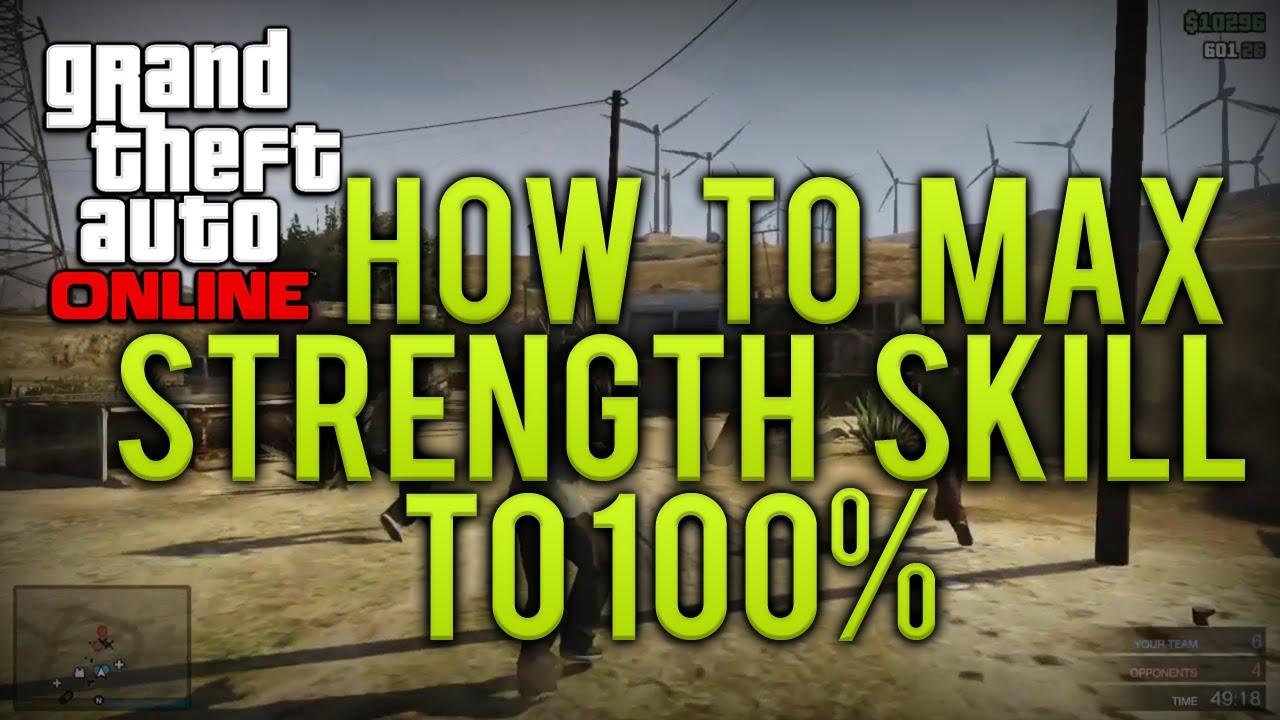 Gta Online How To Max Out Your Strength Skill To 100 Level Up Gta 5 Multiplayer Youtube