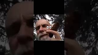 Guy Smoking A Pinecone