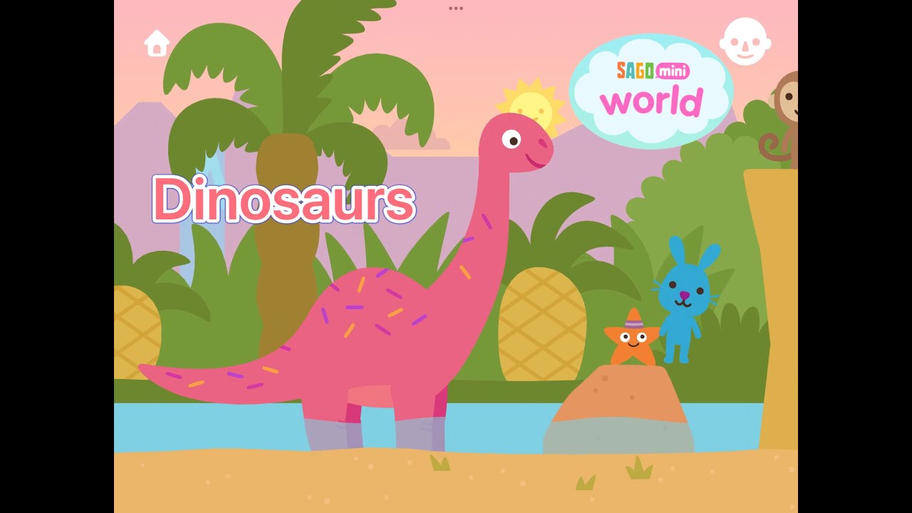 [ SAGO MINI WORLD ] Dinosaurs, Gameplay, Educational Learning for Kids ...