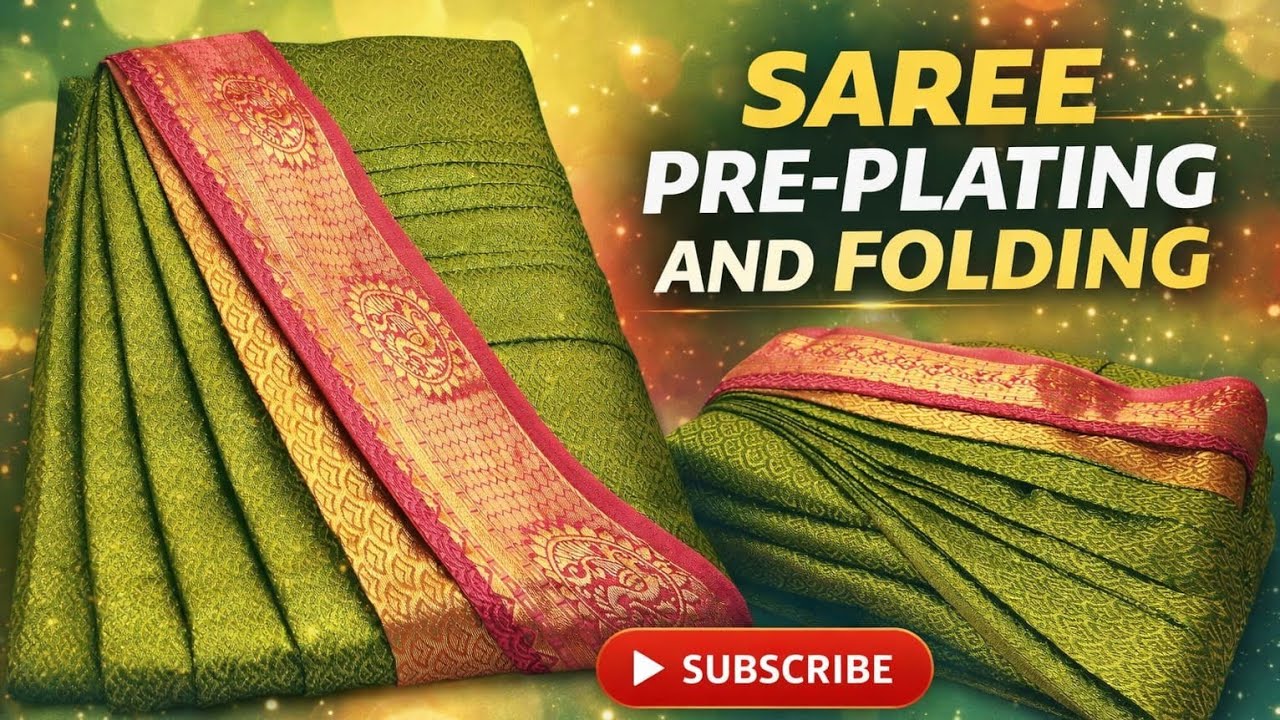 👌Beginner Saree Free Plating Tutorial Easy & Neat Saree Plating ಫ್ರೀ ಪ್ಲೇಟಿಂಗ್ ವಿಧಾನ🥰#@Chaitra-06