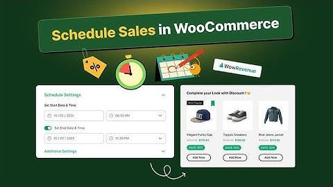 How to Schedule Sales by Date & Time in WooCommerce