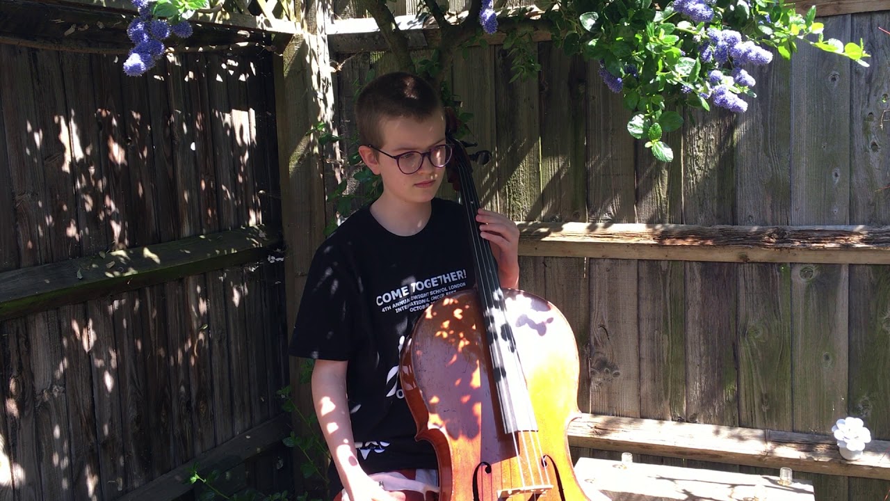 J.S. Bach: Courante from Suite no 1  - Finn