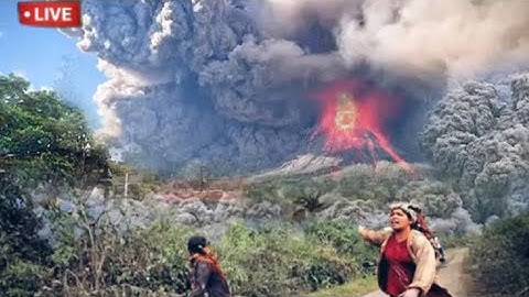 Indonesia is tense!! Semeru erupts, darkness and ash fall like snow in Lumajang