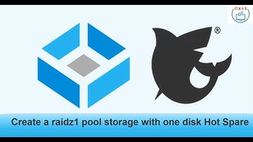 Create a raidz1 pool storage with one disk Hot Spare  - TrueNAS Core