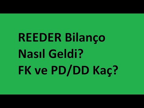 Reeder #Reedr #Hisse Nihayet Bilanço Açıkladı 2024! Reedr Bilanço Yorum Analiz FK PD/DD Oranı Nasıl?