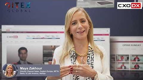 Maya Zakhour, Director Channel Sales at NetApp Spoke to CXO DX During GITEX 2023