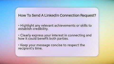 How To Send A LinkedIn Connection Request? - Everyday-Networking