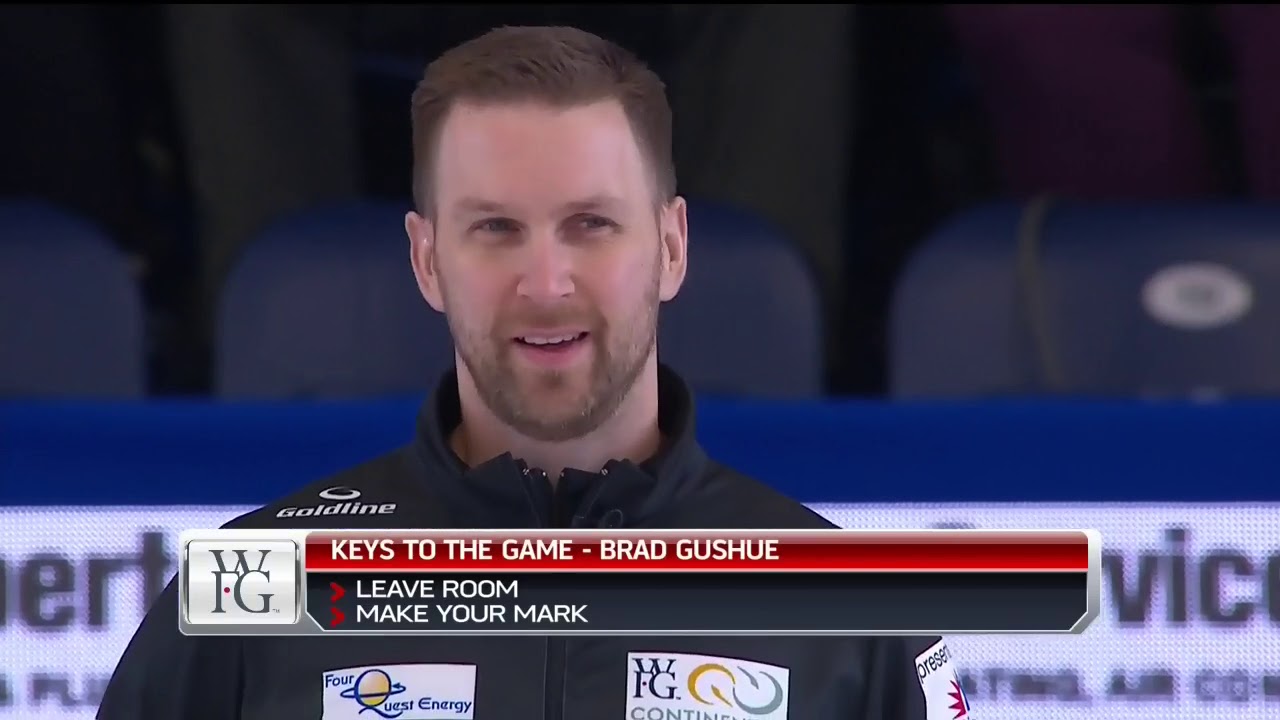 2018 World Financial Group Continental Cup of Curling - Gushue vs. Ulsrud - Skins Final ice cube