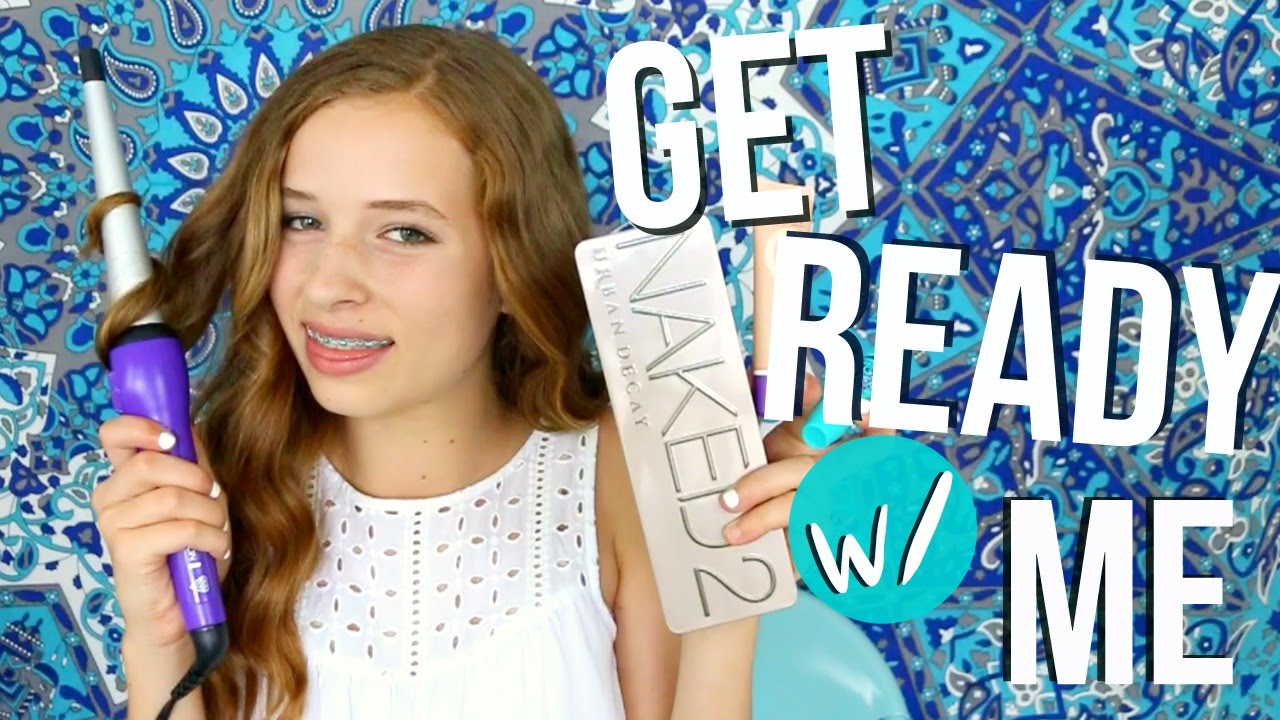Get Ready With Me! Everyday Makeup Routine & How I Curl My Hair! - YouTube