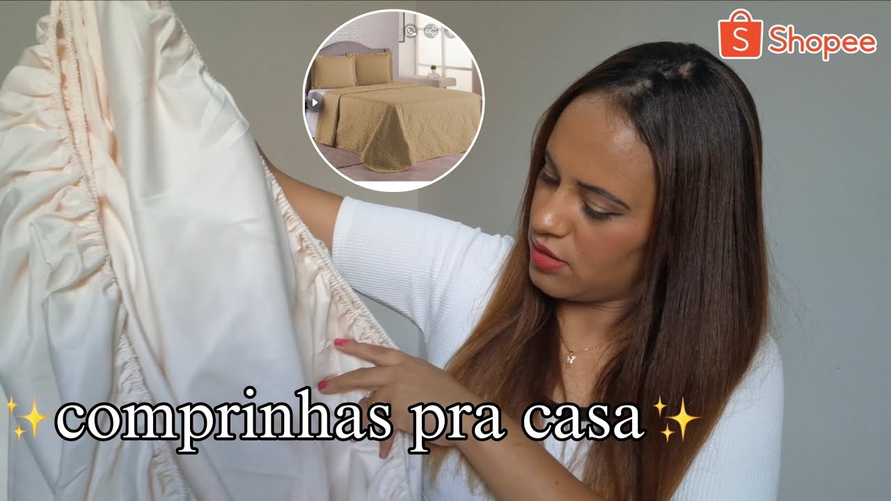 COMPRINHAS DA SHOPEE PRA CASA ❤️