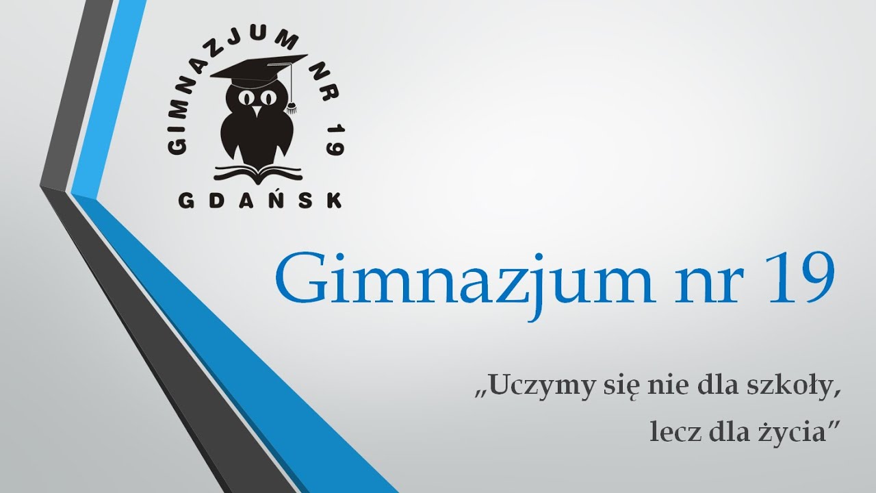 2015/2016 Gimnazjum nr 19 w Gdańsku z klasami integracyjnymi - YouTube