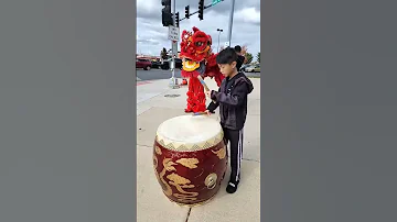 Chinese Lion Dance Drumming