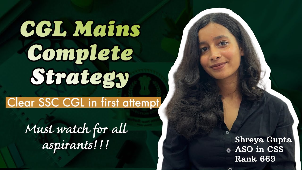 SSC CGL MAINS Full Strategy | Best Strategy to clear CGL MAINS 2025 ...